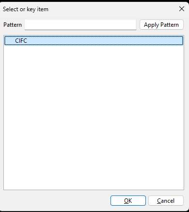 Grupo CIFC (izquierda) y Setup Display por GEOCOD (derecha).